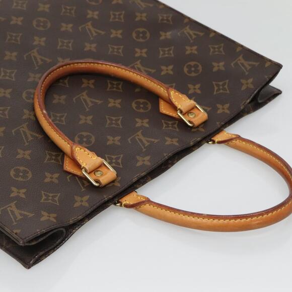 LOUIS VUITTON Monogram Sac Plat Hand Bag M51140 - Picture 6 of 16